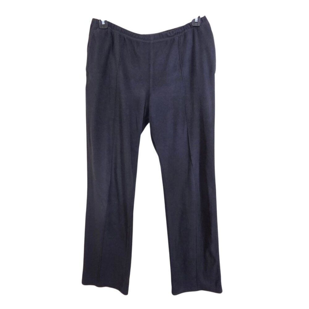 Columbia Womens Fleece Pants Size M Pull On Pockets Gray Hiking Warm Outdoors